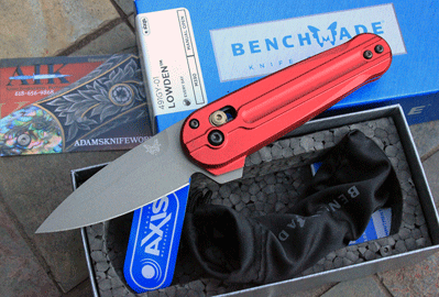 Benchmade 491GY-01 LOWDEN Dagger Axis Lock Flipper w/M390