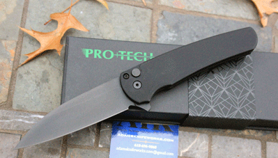 Protech Black Tac MALIBU 5303 Button Lock FLIPPER w/MAGNACUT