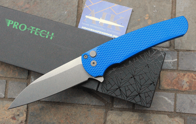 Pro-Tech Special Blue TEXTURED MALIBU Flipper w/ MAGNACUT