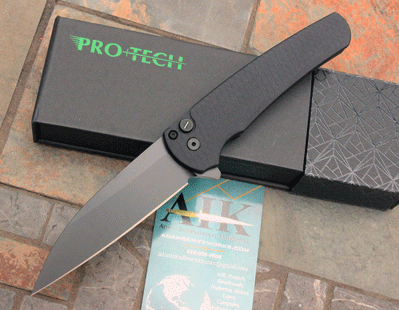 Protech Black Tac MALIBU OPERATOR EDITION Flipper w/ Tritium