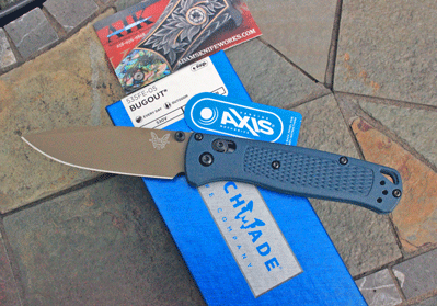 Benchmade 535FE-05 Crater Blue BUGOUT Axis Lock w/ S30V