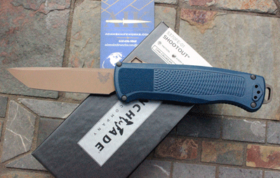 Benchmade Model 5370FE-01 SHOOTOUT Front Opener in Crater Blue