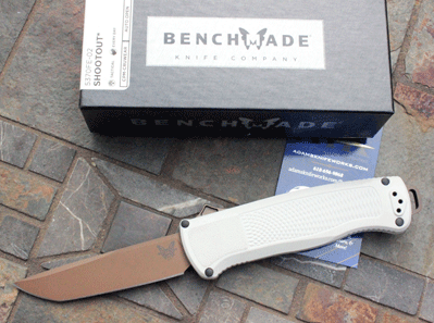 Benchmade Model 5370FE-02 SHOOTOUT Front Opener in Cool Gray