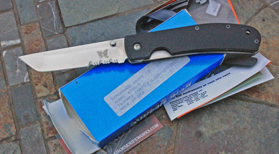 Rare Early Benchmade Model 700-S  TSUNAMI TANTO Liner Lock