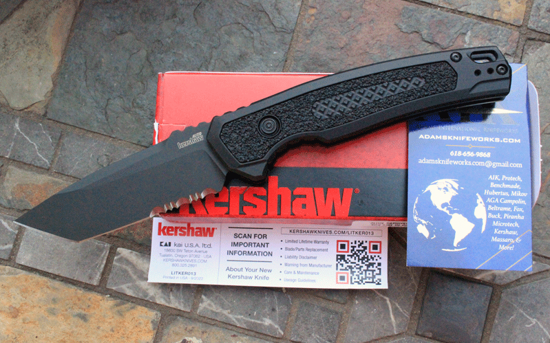 Kershaw LAUNCH 16 Heavy Duty Police/Military Serrated Tanto w/M4