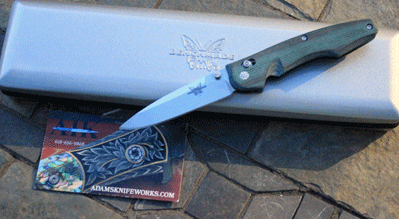 Limited Benchmade PROTOTYPE Model 770 Osborne Design w/Micarta