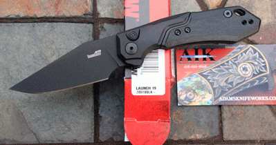 Kershaw Black Tac Auto LAUNCH 19 Model 7851BBK w/Alum/G-10