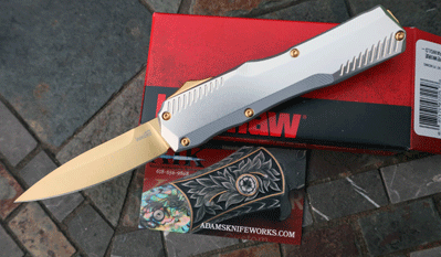 Kershaw Polished GOLD CLASS LIVEWIRE Front Opener w/Magnacut