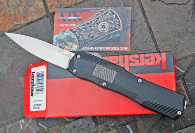 Kershaw Limited USA FLAG LIVEWIRE USA MADE F/O Auto w/Magnacut