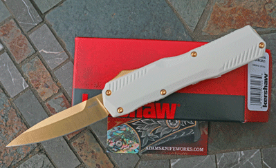 Kershaw GOLD CLASS LIVEWIRE Front Opener w/GOLD Magnacut