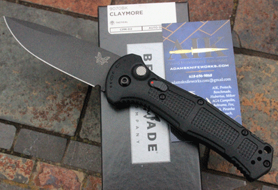 Benchmade CLAYMORE Model 9070BK Military Police w/ D-2