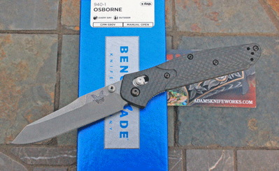 Benchmade Model 940-1 Osborne Axis Folder w/ Carbon Fiber & S90V
