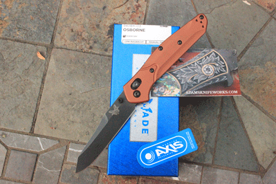Benchmade 940BK-03 Burnt Copper Osborne Axis Lock w/ MAGNACUT