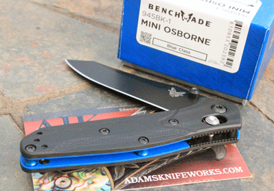 Benchmade Model 945BK-1 Mini Osborne Reverse Tanto Axis w/G-10