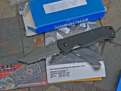 Rare Early Benchmade Model 970-ST TITANIUM Emerson CQC7