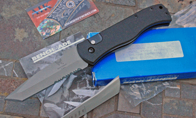 Rare Early Benchmade EMERSON Super CQC7 Auto Tanto 9700-S