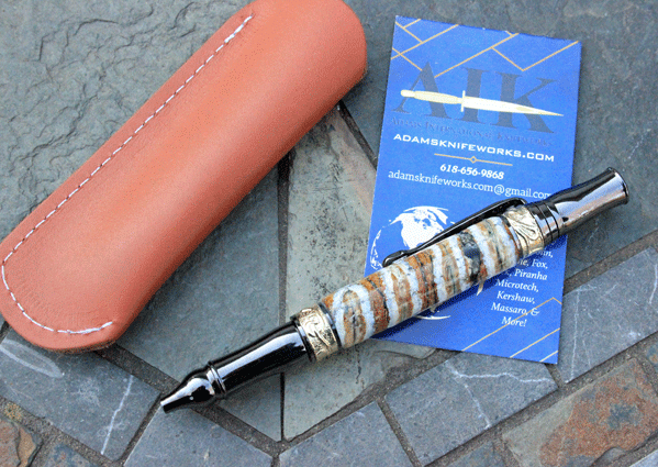 CUSTOM Executive Ink Pen with Ancient Mammoth Molar Handles, AIK ...