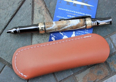 CUSTOM Ink Pen with Ancient Mammoth Molar Handles