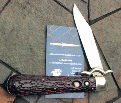 PRESTO Vintage Paratrooper Style Swing Guard Switchblade