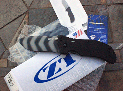 ZT 0350TR Zero Tolerance OPERATOR Assist Flip w/ Tritium Button
