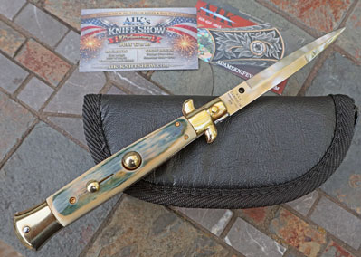 Custom 10" AIK/CAMPOLIN Italian PICKLOCK w/ Mammoth Ivory