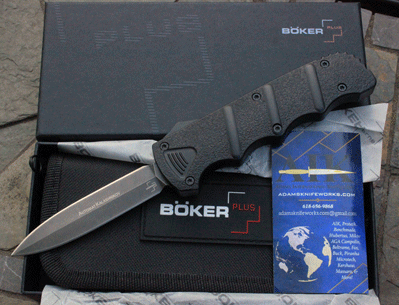 Boker PLUS AK-74 Kalashnikov D/A Front Opener w/ D2 Dagger Blade