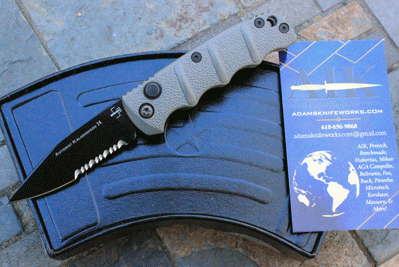 Boker Magnum MINI AK-73 Kalashnikov Tactical Auto w/ Serrations