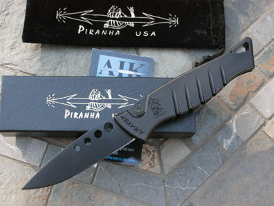 Piranha Knives Black Tactical AMAZON Auto