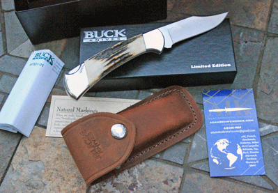 2007 Limited Edition Buck 112 Ranger w/ Nickel Silver & Stag