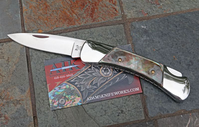 AIK/ Buck Custom Vintage DUKE w/ Black Lip Pearl & File Work
