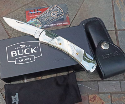 AIK/ Buck CUSTOM DUKE 500 Vintage w/Mirror Blade, Pearl & More!
