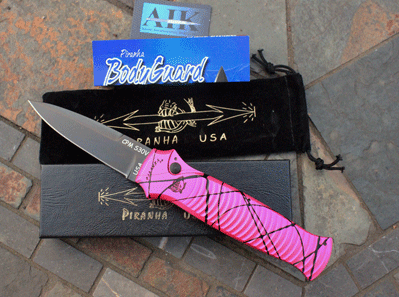 Piranha Pink Tactical BODYGUARD Auto w/ S30V