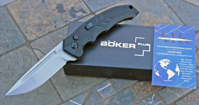 Boker Plus INTENTION II Auto w/ Safety & D2 Tool Steel