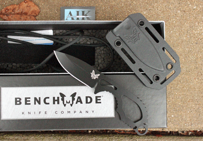 Benchmade Follow Up Model 101BK Fixed Blade Back Up / Neck Knife