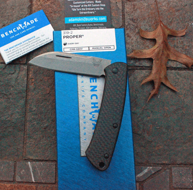 Benchmade Model 319-2 PROPER Slip Joint w/ Carbon Fiber