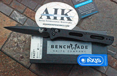 Benchmade Black Tactical FACT Axis Lock Model 417BK