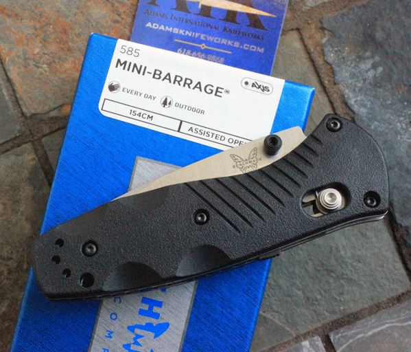 NAVAJA TÁCTICA BENCHMADE 585 FAMILY MINI BARRAGE