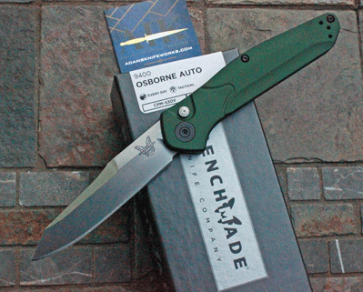 Benchmade Model 9400 Osborne Designed Reverse Tanto AUTOMATIC