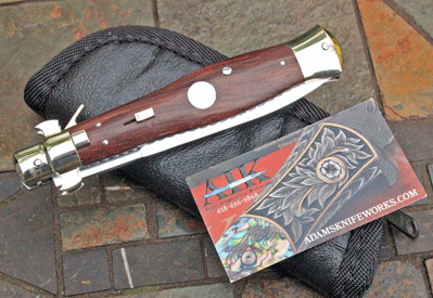 AIK BROWN RECLUSE WASP w/Rosewood & Pearl Inlays & File Work