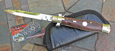 AIK BROWN RECLUSE WASP w/Rosewood, Pearl Inlays & Much More!