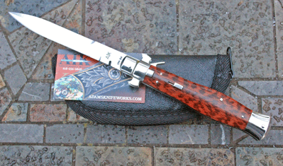 AIK BROWN RECLUSE WASP BODY w/Hellrazor Bolster & Snakewood