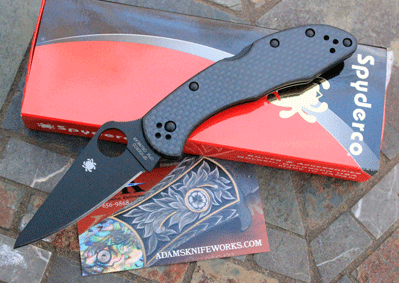 Limited Spyderco Delica 4 Lockback w/Carbon Fiber & CPM-CRUWEAR