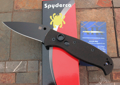Spyderco Model C165GPBBK2 Autonomy 2 Coast Guard Auto w/ H~1