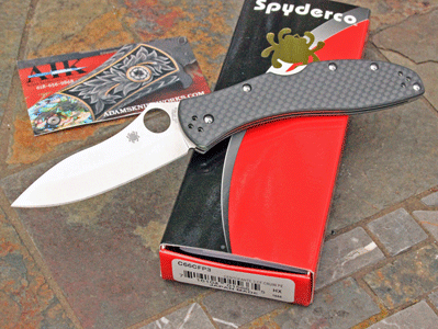 Spyderco Centofante 3 Carbon Fiber Lockback w/ CPM-CRUWEAR