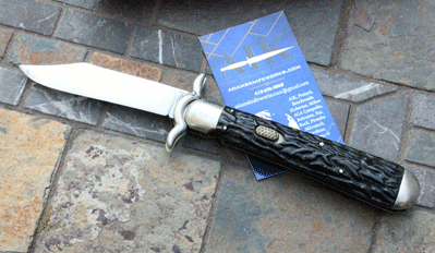 RARE! CHALLENGE FLYLOCK Swing Guard Switchblade w/Bakelite