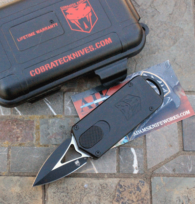 Cobratec ASP D/E Mini Front Opener w/ D2 Tool Steel