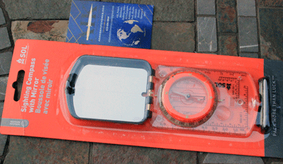 SOL Sighting Compass with Mirror