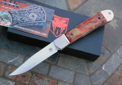 AIK /Cobratec Custom Bolster Release Auto w/ Molten Lava Resin