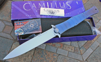 Rare Camillus D. Ralph Design CUDA MAXX Titanium JUMBO Kwik Flip