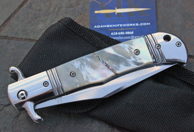 CZ Czech Republic Hidden Release Auto w/ Pearl & Abalone Inlays
